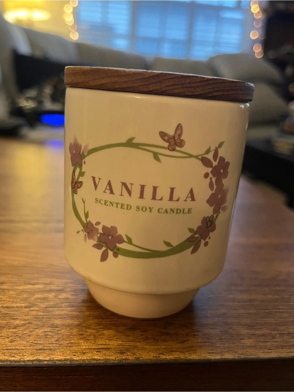 Vanilla Scented wood wick soy candle - Disney Bambi theme